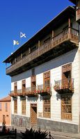 The town of La Orotava in Tenerife. Casa Fonseca. Click to enlarge the image.