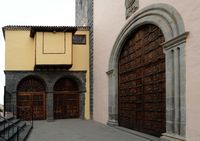 The town of La Orotava in Tenerife. Iglesia de Santo Domingo. Click to enlarge the image.