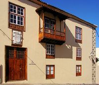The town of La Orotava in Tenerife. Casa de los Marquesses of Torrehermosa. Click to enlarge the image.