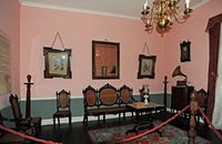 The town of Puerto del Rosario in Fuerteventura. Salon of the house of Miguel de Unamuno. Click to enlarge the image.