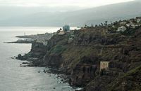 The town of Los Realejos in Tenerife. water lift of the Gordejuela. Click to enlarge the image.