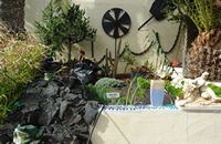 The Ethnographic Museum Tanit in San Bartolomé in Lanzarote. Garden. Click to enlarge the image.