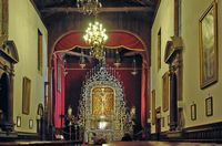 The town of San Cristóbal de la Laguna in Tenerife. Real del santuario Holy Christ of Laguna. Click to enlarge the image.
