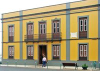 The town of San Cristóbal de la Laguna in Tenerife. La Casa Anchieta. Click to enlarge the image.
