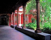 The town of San Cristóbal de la Laguna in Tenerife. Antiguo Convento de San Agustín. Click to enlarge the image.