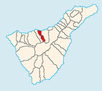 The town of San Juan de la Rambla in Tenerife. Village location (author Jerbez). Click to enlarge the image.