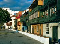 The city of Santa Cruz de La Palma. Avenue Maritime (author Office Canary Tourism). Click to enlarge the image.
