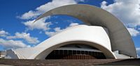 The town of Santa Cruz de Tenerife. Auditorium. Click to enlarge the image.