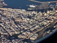 The town of Santa Cruz de Tenerife. Aerial. Click to enlarge the image.