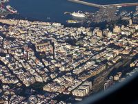 La ville de Santa Cruz à Tenerife. Vue aérienne. Cliquer pour agrandir l'image.