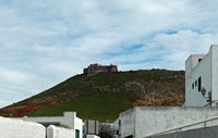 Castle St. Barbara in Teguise in Lanzarote. Castle seen from Teguise. Click to enlarge the image.