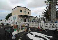 La ville de Teguise à Lanzarote. La maison-musée Mara Mao. Cliquer pour agrandir l'image.