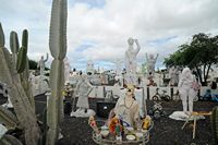 La ville de Teguise à Lanzarote. La maison-musée Mara Mao. Cliquer pour agrandir l'image.
