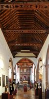 La ville de Teguise à Lanzarote. Nef de l'Évangile de l'ancienne église Saint-François. Cliquer pour agrandir l'image.