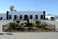 La ville de Teguise à Lanzarote. La façade du Palais Spínola. Cliquer pour agrandir l'image.