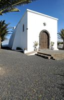 La ville de Teguise à Lanzarote. La Ermita de las Nieves à Los Valles. Cliquer pour agrandir l'image.