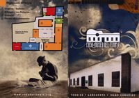 La ville de Teguise à Lanzarote. Prospectus du Musée du Timple. Cliquer pour agrandir l'image.