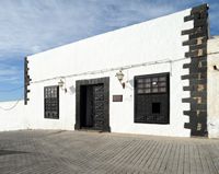 La ville de Teguise à Lanzarote. La Casa Perdomo (Archives Historiques de Teguise). Cliquer pour agrandir l'image.