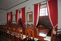 La ville de Teguise à Lanzarote. Salle du conseil au Palais Spínola. Cliquer pour agrandir l'image.