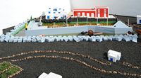The town of Tías in Lanzarote. Crib with Puerto del Carmen. Click to enlarge the image.