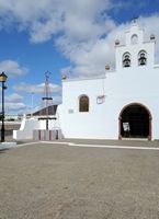 The town of Tías in Lanzarote. The Church of St. Anthony of Padua. Click to enlarge the image.