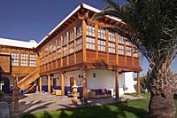 The town of Yaiza in Lanzarote. Hotel Casona de Yaiza. Click to enlarge the image.