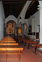 The town of Yaiza in Lanzarote. Nave of the Church of Our Lady. Click to enlarge the image.