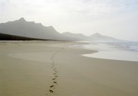 The Jandía Natural Park in Fuerteventura. Beach Barlovento (Travelpix author). Click to enlarge the image in Flickr (new tab).