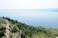 Gesehen auf dem Kanal von Hvar seit Vidova Gora. Klicken, um das Bild in Adobe Stock zu vergrößern (neue Nagelritze).