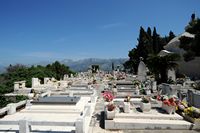 Le village de Cavtat en Croatie. Le cimetière. Cliquer pour agrandir l'image dans Adobe Stock (nouvel onglet).