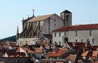 Kirche Heilige-Ignatius, die seit den Wällen der Batterietür gesehen wurde. Klicken, um das Bild in Adobe Stock zu vergrößern (neue Nagelritze).
