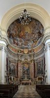 Schiff der Kirche Heilige-Ignatius. Klicken, um das Bild in Adobe Stock zu vergrößern (neue Nagelritze).