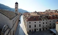 La ville close de Dubrovnik en Croatie. Placa. Cliquer pour agrandir l'image dans Adobe Stock (nouvel onglet).