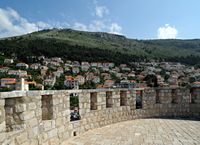 The mount Saint Sergius seen since the Strong Saint-Jacob. Click to enlarge the image in Adobe Stock (new tab).