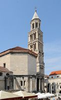 The cathedral Saint-Domnius of Split. Click to enlarge the image in Adobe Stock (new tab).