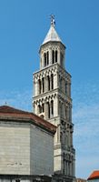 The cathedral Saint-Domnius of Split. Click to enlarge the image in Adobe Stock (new tab).