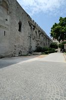 The wall of the north of the Palace of Diocletian to Split. Click to enlarge the image in Adobe Stock (new tab).