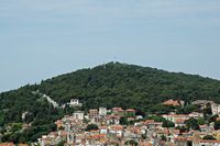 The Marjan mount seen since the bell-tower of the cathedral. Click to enlarge the image in Adobe Stock (new tab).