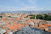 La ville de Split en Croatie. Split vue depuis le campanile de la cathédrale. Cliquer pour agrandir l'image dans Adobe Stock (nouvel onglet).