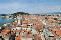 The western Marjan mount and part of Split. Click to enlarge the image in Adobe Stock (new tab).