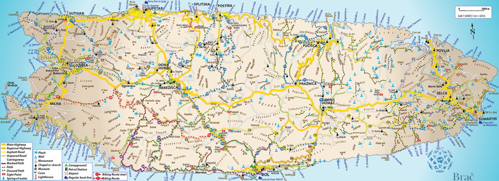 To click on the active zones to reach the places