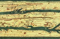 Dalmatia on the Table of Peutinger. Click to enlarge the image.