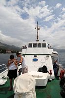 L'île de Korčula en Croatie. Bateau pour piétons. Cliquer pour agrandir l'image.