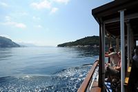 L'île de Lokrum en Croatie. Bateau de l'île. Cliquer pour agrandir l'image.