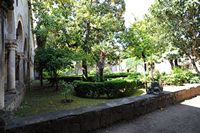 L'île de Lokrum en Croatie. Cloître de l'abbaye bénédictine. Cliquer pour agrandir l'image.