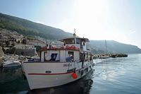 L'île de Lokrum en Croatie. Bateau de Lokrum. Cliquer pour agrandir l'image.