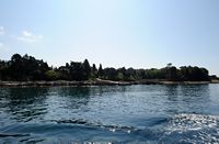 L'île de Lokrum en Croatie. Côte rocheuse. Cliquer pour agrandir l'image.