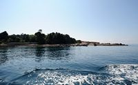 L'île de Lokrum en Croatie. Côte rocheuse. Cliquer pour agrandir l'image.