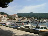 Les îles Élaphites en Croatie. Port lopud. Cliquer pour agrandir l'image.