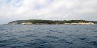 Les îles Élaphites en Croatie. Île de Koločep. Cliquer pour agrandir l'image.